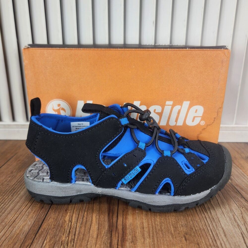 Northside Burke II Sport Sandal Toddler Sz 12 Black Royal Blue Hike Water Shoes